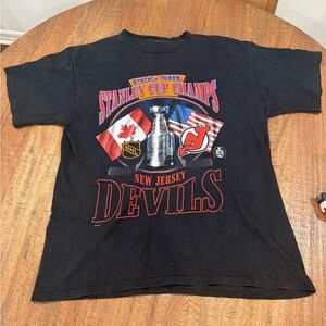 1995 Vintage New Jersey Devils Stanley cup T-Shirt